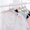 8pcs Folding Clothes Hangers, 4 Colors Travel Hangers Foldable Portable Plastic Clothes Coats Hangers Home Hotel Camping Holiday Travel Accessories Cruise Essentials (Green/Blue/Pink/Beige) - Image 4