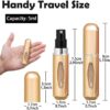 4PCS 5ml Perfume Atomiser Refillable Bottles Portable Mini Spray Travel Bottle Easy to Refill Empty Atomizer Bottle for Purse Handbag Pocket Luggage,Bright Color - Image 2