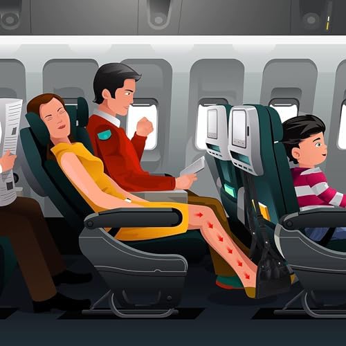 Airplane Footrest - Best Travel Essential, Airplane Travel Accessories, No Clashing Foot Hammock & Portable Plane Leg Rest, Provides Relaxation and Comfortable for Long Flight - Image 5