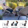 Airplane Footrest - Best Travel Essential, Airplane Travel Accessories, No Clashing Foot Hammock & Portable Plane Leg Rest, Provides Relaxation and Comfortable for Long Flight - Image 7