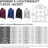 33,000ft Womens Fleece Jackets Ladies Lightweight Warm Full Zip Coat Breathable Microfleece Ladies Sweater Casual Long Sleeve, Ideal for Travelling Outdoor Sport - Image 6